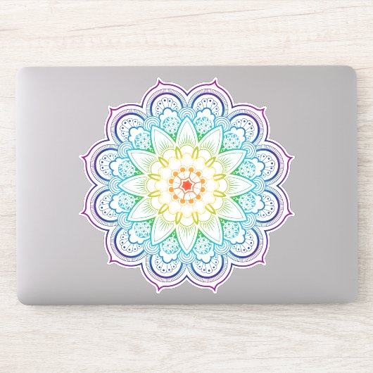 Mandala geometric Sticker (Computer)