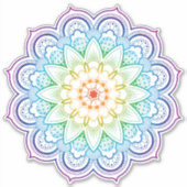 Mandala geometric Sticker (Voorkant)