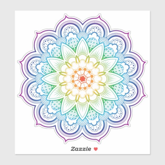 Mandala geometric Sticker (Vel)