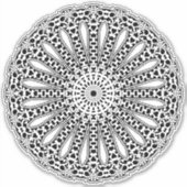 Mandala geometric Sticker (Voorkant)