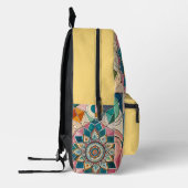 Mandala-geometrie Bedrukte Rugzak (Links)