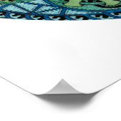 Mandala geometrisch ontwerp poster (Hoek)