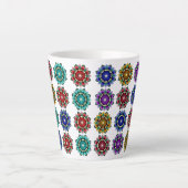 Mandala (geslacht) latte mok (Voorkant)