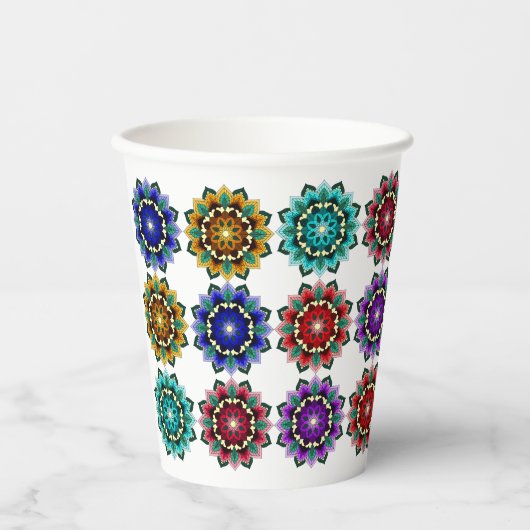 Mandala (geslacht) papieren bekers (Voorkant)