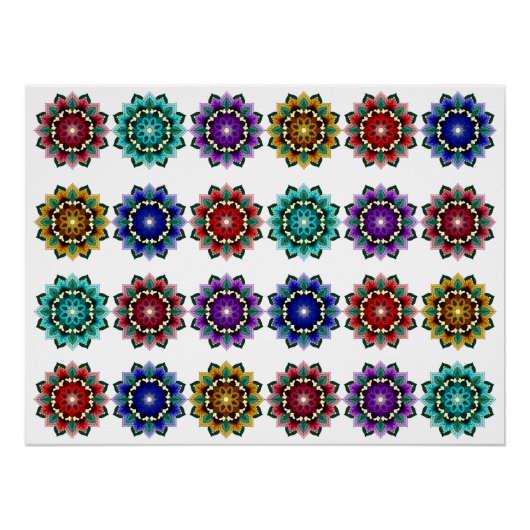 Mandala (geslacht) perfect poster (Voorkant)
