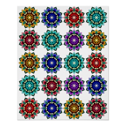 Mandala (geslacht) perfect poster (Voorkant)