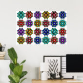 Mandala (geslacht) poster (Thuiskantoor)