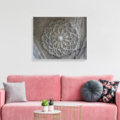 Mandala gesneden steen foto single canvas afdruk (Insitu (Woonkamer))