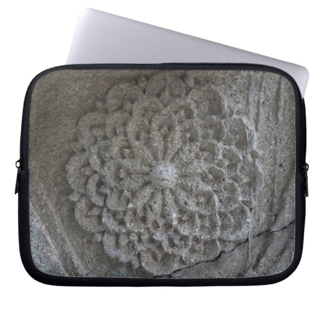 Mandala gesneden steen neopreen laptop mouw 10" laptop sleeve (Voorkant)
