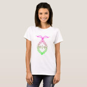 Mandala gestippeld t-shirt (Voorkant volledig)