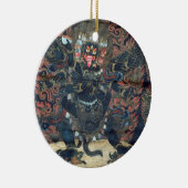 Mandala (geverfd perkament) keramisch ornament (Rechts)