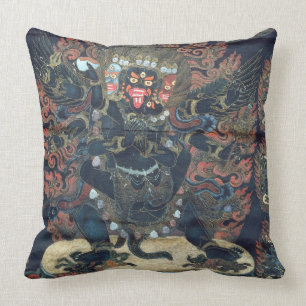 Mandala (geverfd perkament) kussen