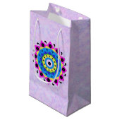 Mandala Gift Bag Klein Cadeauzakje (Voorkant Gekanteld)