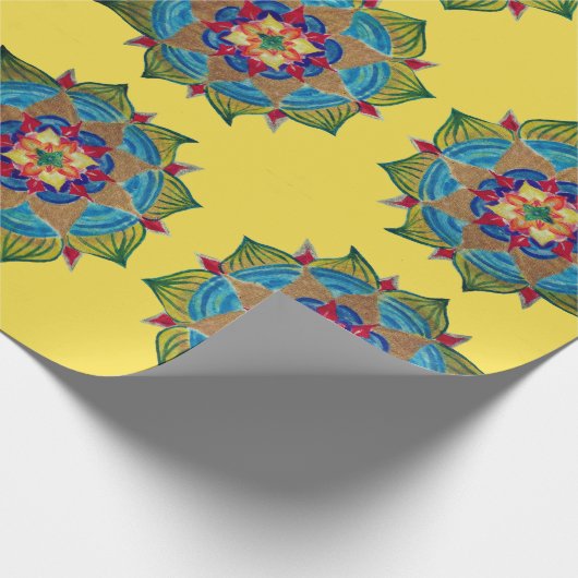 Mandala Glossy Wrapping Papier (Hoek)