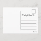 Mandala Gold Blue Paars Floral Script Briefkaart (Achterkant)