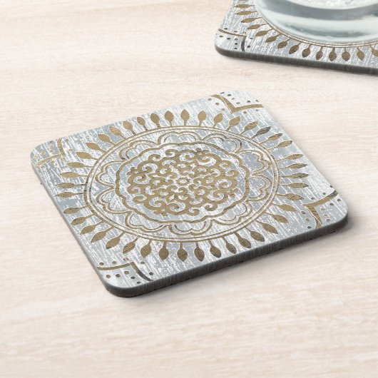 Mandala Gold Design Onderzetter (Linkerzijde)