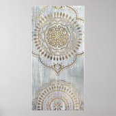 Mandala Gold Design Poster (Voorkant)