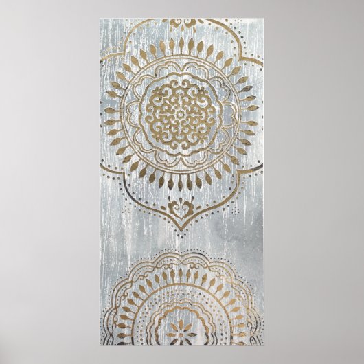 Mandala Gold Design Poster (Voorkant)