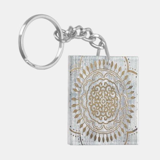 Mandala Gold Design Sleutelhanger (Voorkant Links)