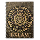 Mandala Gold Dream Gedachtte Gifts Journal Book Notitieboek (Voorkant)