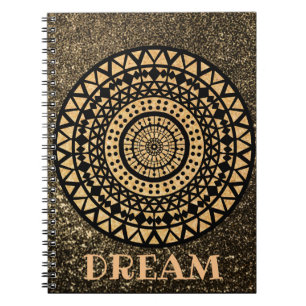 Mandala Gold Dream Gedachtte Gifts Journal Book Notitieboek