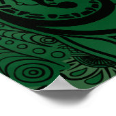 Mandala gold drocatcher Seahorse concept art Poster (Hoek)