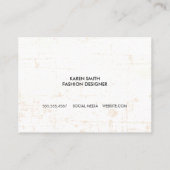 Mandala Gold Pattern en Grunge Visitekaartje (Achterkant)