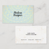 Mandala Gold Pattern Visitekaartje (Voorkant / Achterkant)