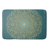 MANDALA Golden Rosette - Badmat, vloerkleed Badmat (Voorkant)