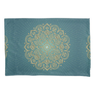 MANDALA Golden Rosette - Kussensloop