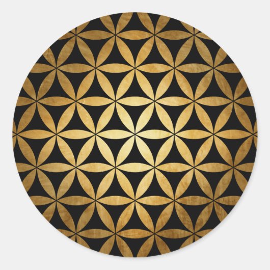 Mandala Golden sticker (Voorkant)