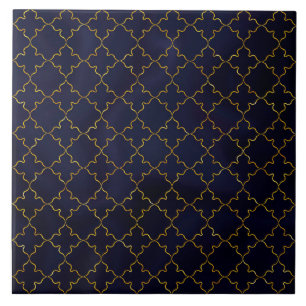 mandala,goud,barok,elegante keramische tegel tegeltje