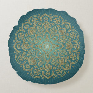 MANDALA Gouden Rozet - Kussen