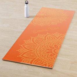 Mandala Gradient Peachy Oranje yogamat
