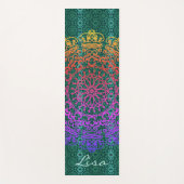 Mandala Green met de naam Yoga Mat (Voorkant)