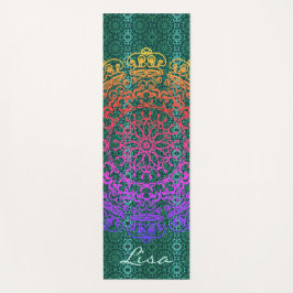 Mandala Green met de naam Yoga Mat