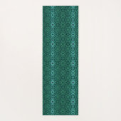 Mandala Green met de naam Yoga Mat (Achterkant)