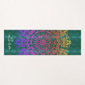 Mandala Green met de naam Yoga Mat (Voorkant (horizontaal))