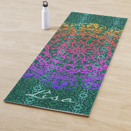 Mandala Green met de naam Yoga Mat