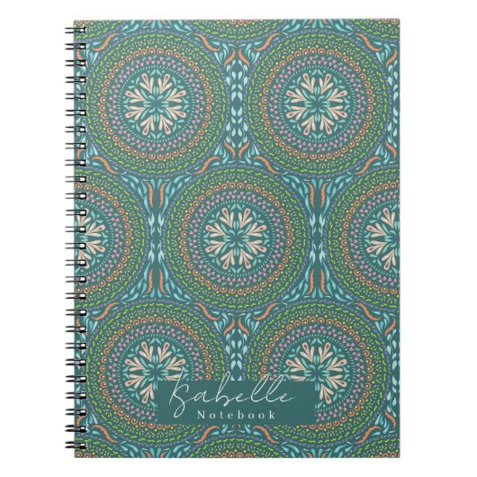 Mandala Green Notitieboek (Voorkant)