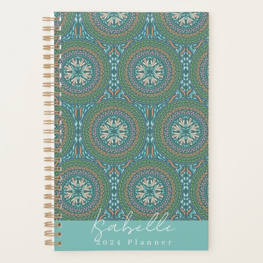Mandala Green Planner (Voorkant)