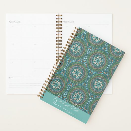Mandala Green Planner (Display)