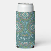 Mandala Green Seltzer Koelbox Blikjeskoeler (Seltzer Voorkant)
