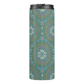 Mandala Green Thermosbeker (Achterkant)