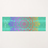 Mandala Green w / Naam Yoga Mat (Voorkant (horizontaal))