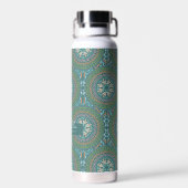 Mandala Green Waterfles (Achterkant)