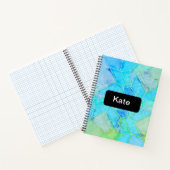 Mandala groene krijtschets notitieboek (Binnen)