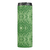 Mandala Groene Thermische Tumblers Thermosbeker (Achterkant)