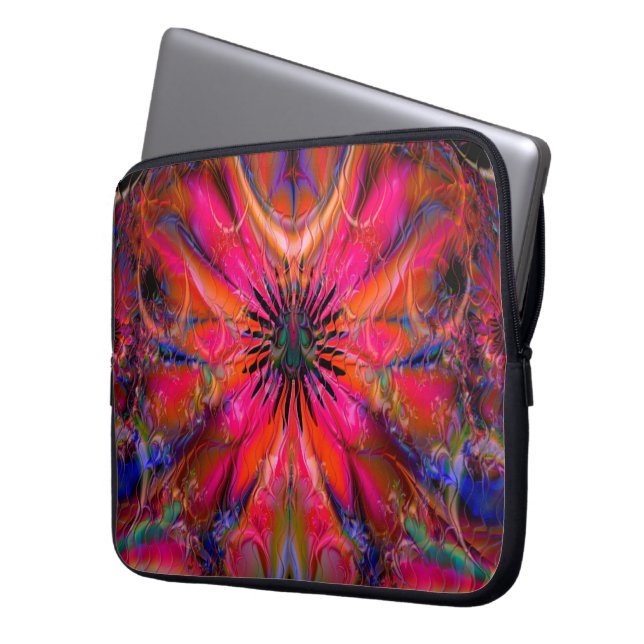 Mandala Groove Laptop Sleeve (Voorkant Links)