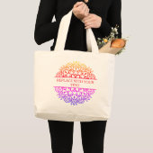 Mandala Grote Tote Bag (Voorkant (product))